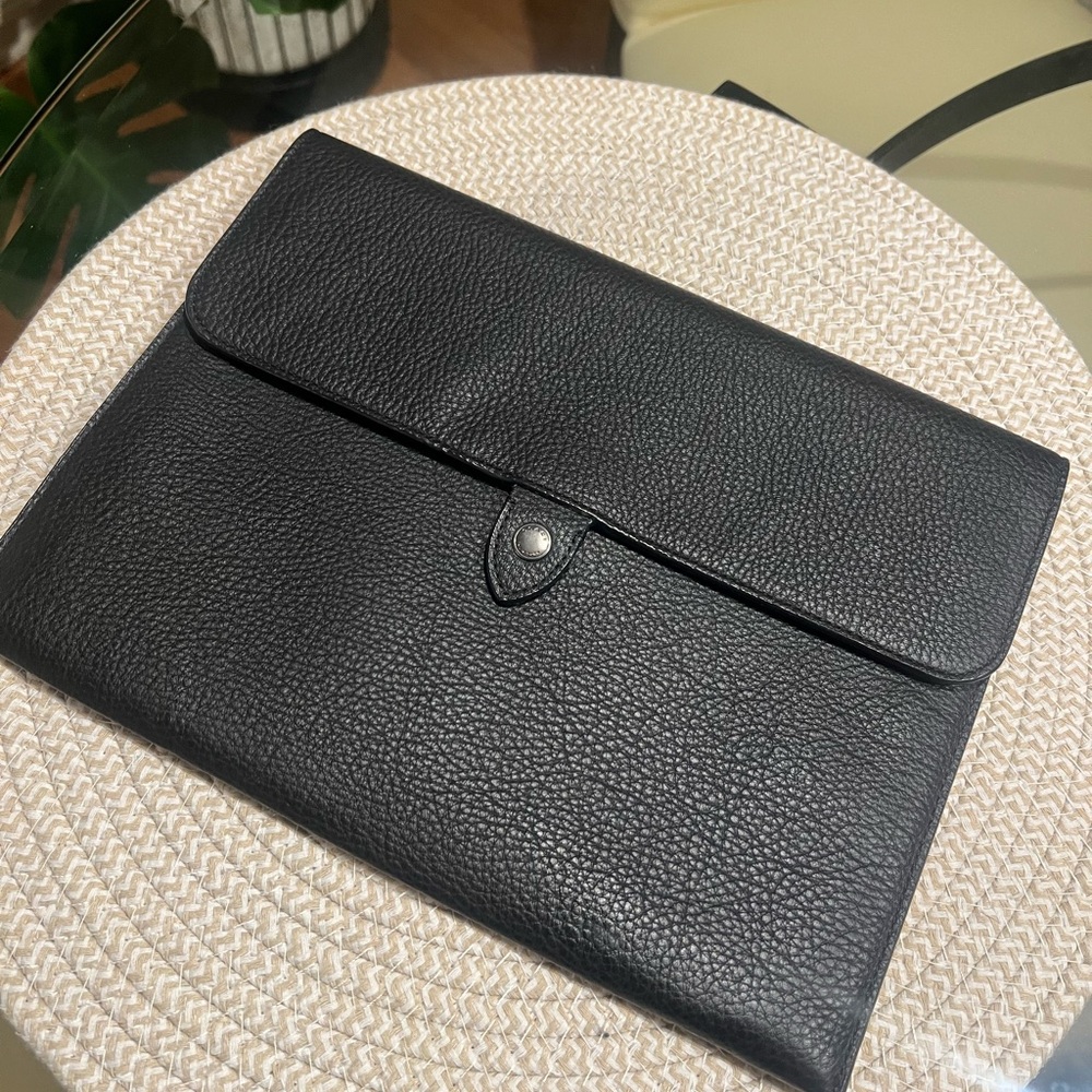 Coach Leather Portfolio Envelope Bag
